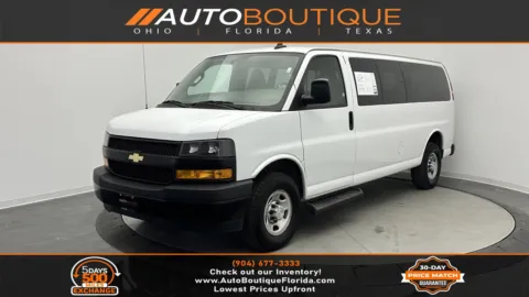 White 2022 Chevrolet Express Passenger LS for sale in Jacksonville, FL