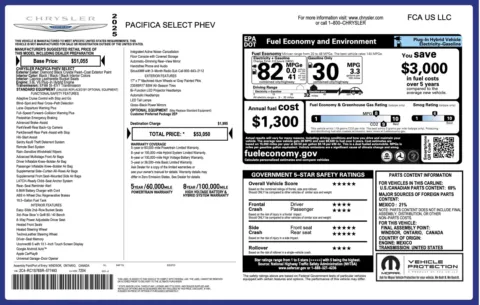 More photos of 2025 Chrysler Pacifica Hybrid Select at Auto Boutique Florida, FL