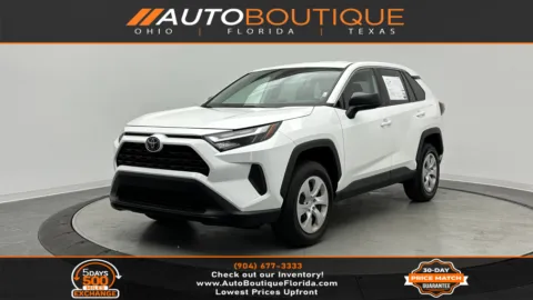 White 2024 Toyota RAV4 LE for sale in Jacksonville, FL