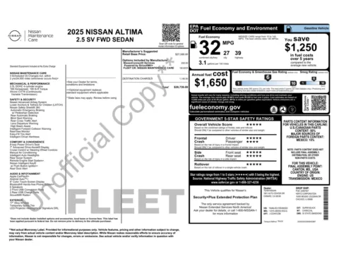 More photos of 2025 Nissan Altima SV at Auto Boutique Florida, FL