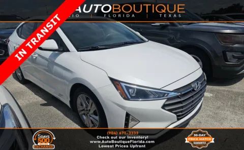 White 2020 Hyundai Elantra Value Edition for sale in Jacksonville, FL