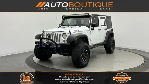 White 2017 Jeep Wrangler Unlimited Sport for sale in Jacksonville, FL