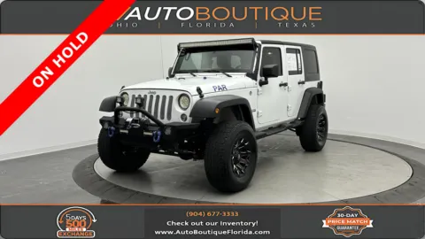 White 2017 Jeep Wrangler Unlimited Sport for sale in Jacksonville, FL