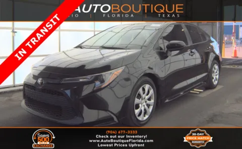 Black 2021 Toyota Corolla LE for sale in Jacksonville, FL