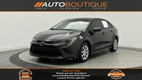 Black 2021 Toyota Corolla LE for sale in Jacksonville, FL