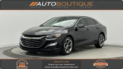 Black 2020 Chevrolet Malibu LT for sale in Jacksonville, FL