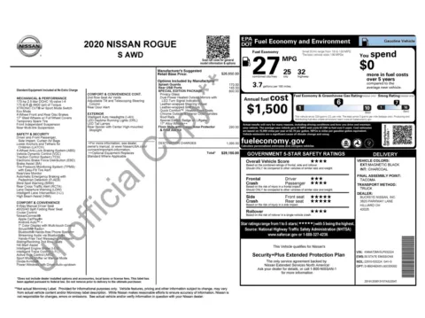 Photos of 2020 Nissan Rogue S for sale in Jacksonville, FL at Auto Boutique Florida