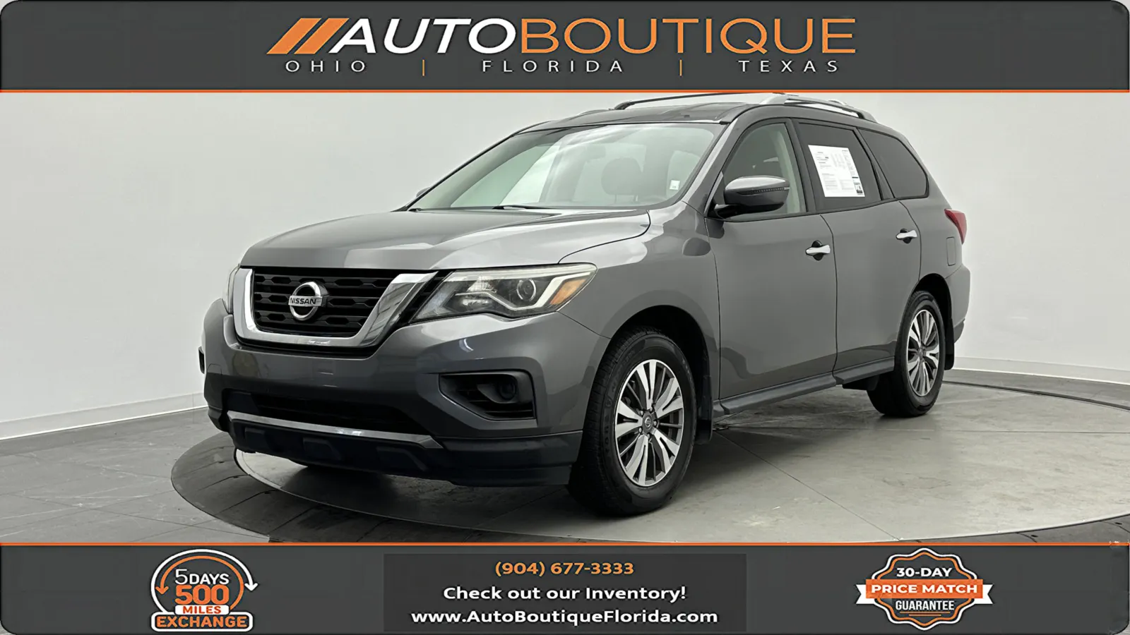 Gray 2020 Nissan Pathfinder S for sale in Jacksonville, FL