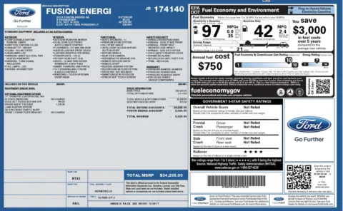Photos of 2018 Ford Fusion Energi SE for sale in Jacksonville, FL at Auto Boutique Florida