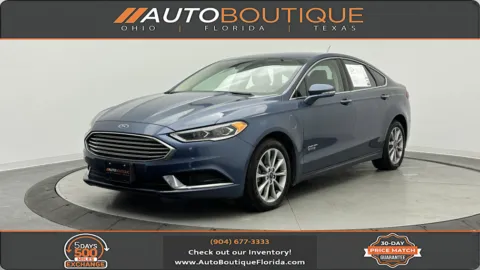 Blue 2018 Ford Fusion Energi SE for sale in Jacksonville, FL