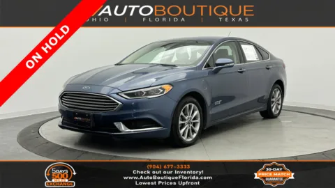 Blue 2018 Ford Fusion Energi SE for sale in Jacksonville, FL