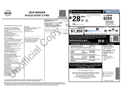 Photos of 2019 Nissan Rogue Sport S for sale in Jacksonville, FL at Auto Boutique Florida