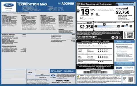 Photos of 2023 Ford Expedition Max XLT for sale in Jacksonville, FL at Auto Boutique Florida