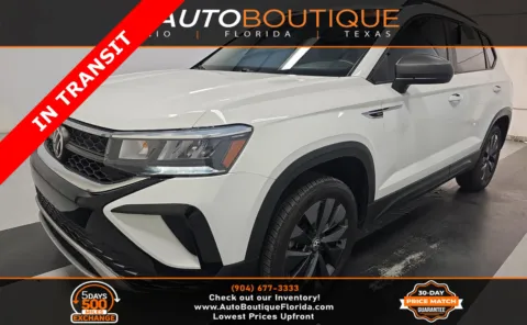 White 2022 Volkswagen Taos S for sale in Jacksonville, FL