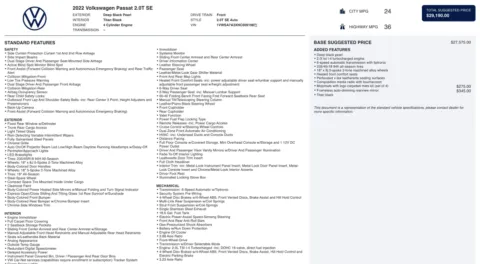 Photos of 2022 Volkswagen Passat 2.0T SE for sale in Jacksonville, FL at Auto Boutique Florida