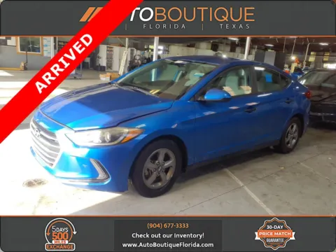 Blue 2017 Hyundai Elantra ECO for sale in Jacksonville, FL