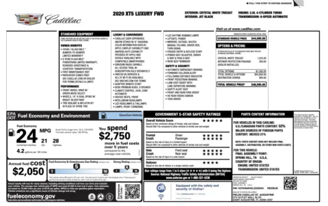 Photos of 2020 Cadillac XT5 Luxury FWD for sale in Jacksonville, FL at Auto Boutique Florida