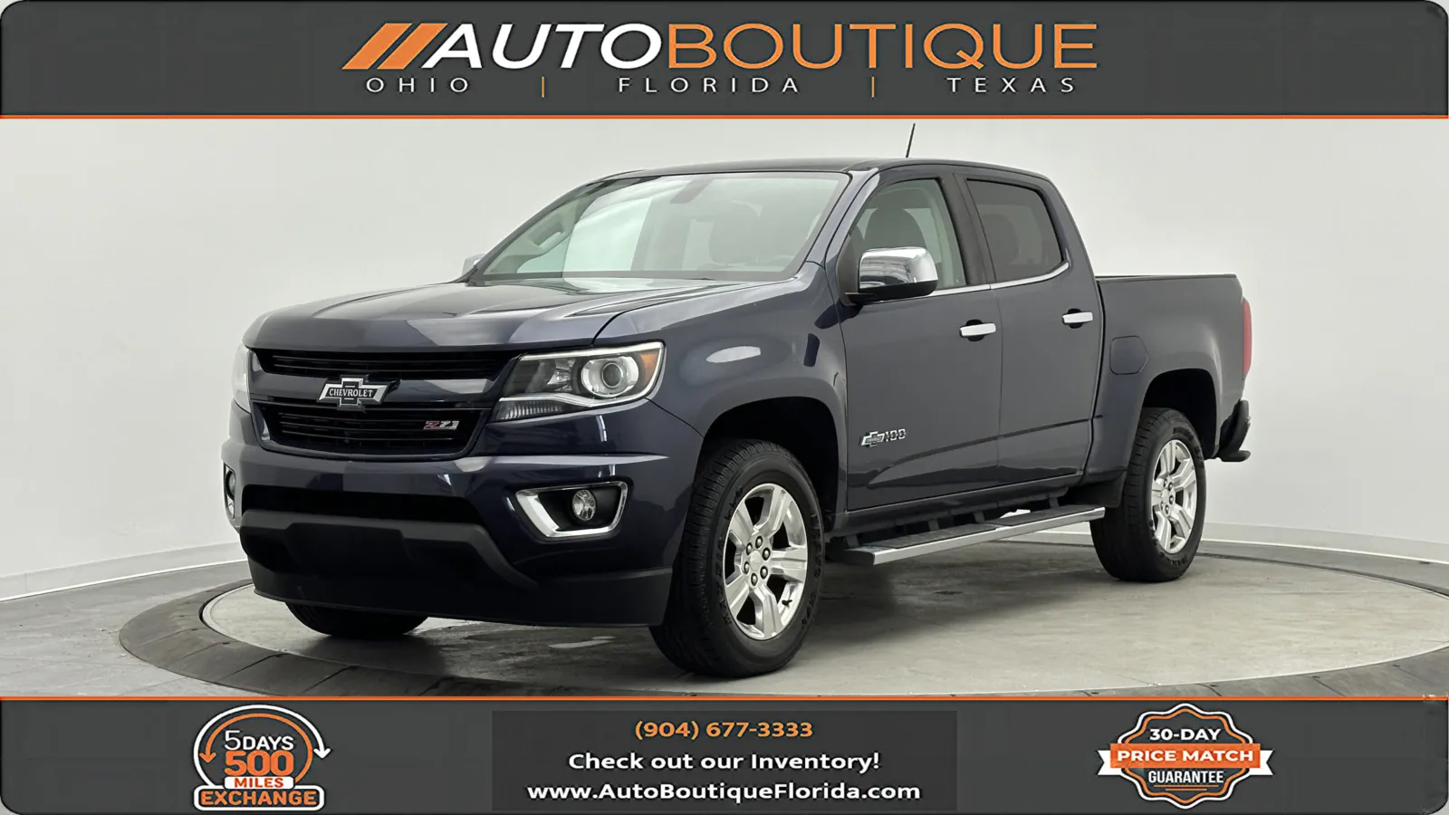 2018 Chevrolet Colorado 2WD Z71 for sale in Jacksonville, FL