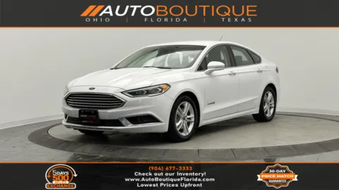 White 2018 Ford Fusion Hybrid SE for sale in Jacksonville, FL