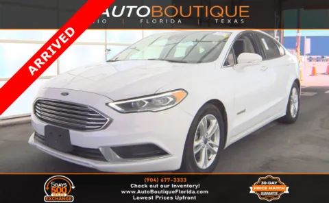 White 2018 Ford Fusion Hybrid SE for sale in Jacksonville, FL