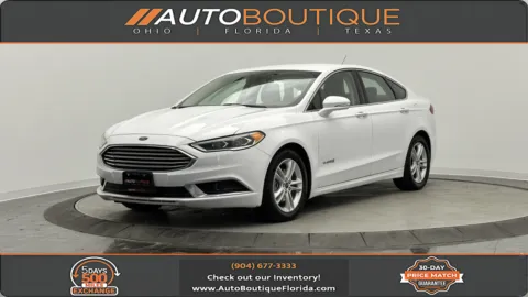 White 2018 Ford Fusion Hybrid SE for sale in Jacksonville, FL