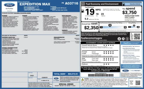Photos of 2023 Ford Expedition Max XLT for sale in Jacksonville, FL at Auto Boutique Florida
