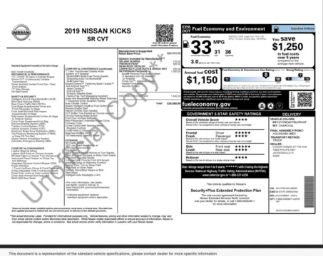 Photos of 2019 Nissan Kicks SR for sale in Jacksonville, FL at Auto Boutique Florida
