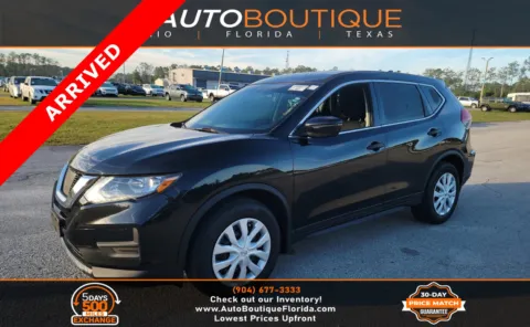 Black 2017 Nissan Rogue S for sale in Jacksonville, FL