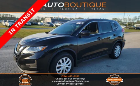 Black 2017 Nissan Rogue S for sale in Jacksonville, FL