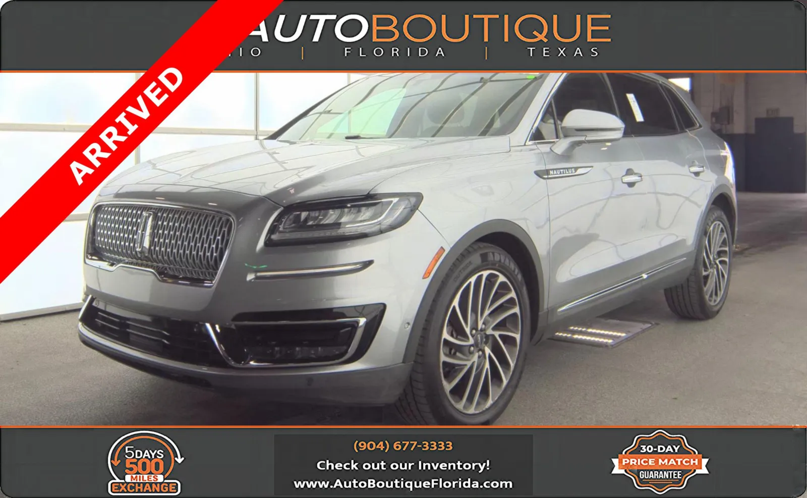 Silver 2020 Lincoln Nautilus Reserve for sale in Jacksonville, FL