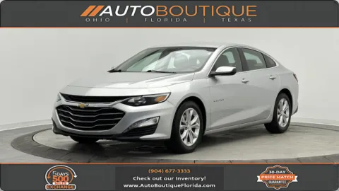 Silver 2021 Chevrolet Malibu LT for sale in Jacksonville, FL