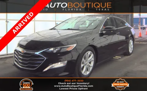 Black 2021 Chevrolet Malibu LT for sale in Jacksonville, FL