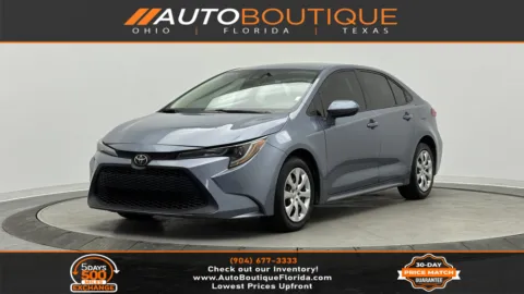 Gray 2021 Toyota Corolla LE for sale in Jacksonville, FL