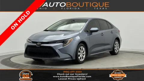 Gray 2021 Toyota Corolla LE for sale in Jacksonville, FL