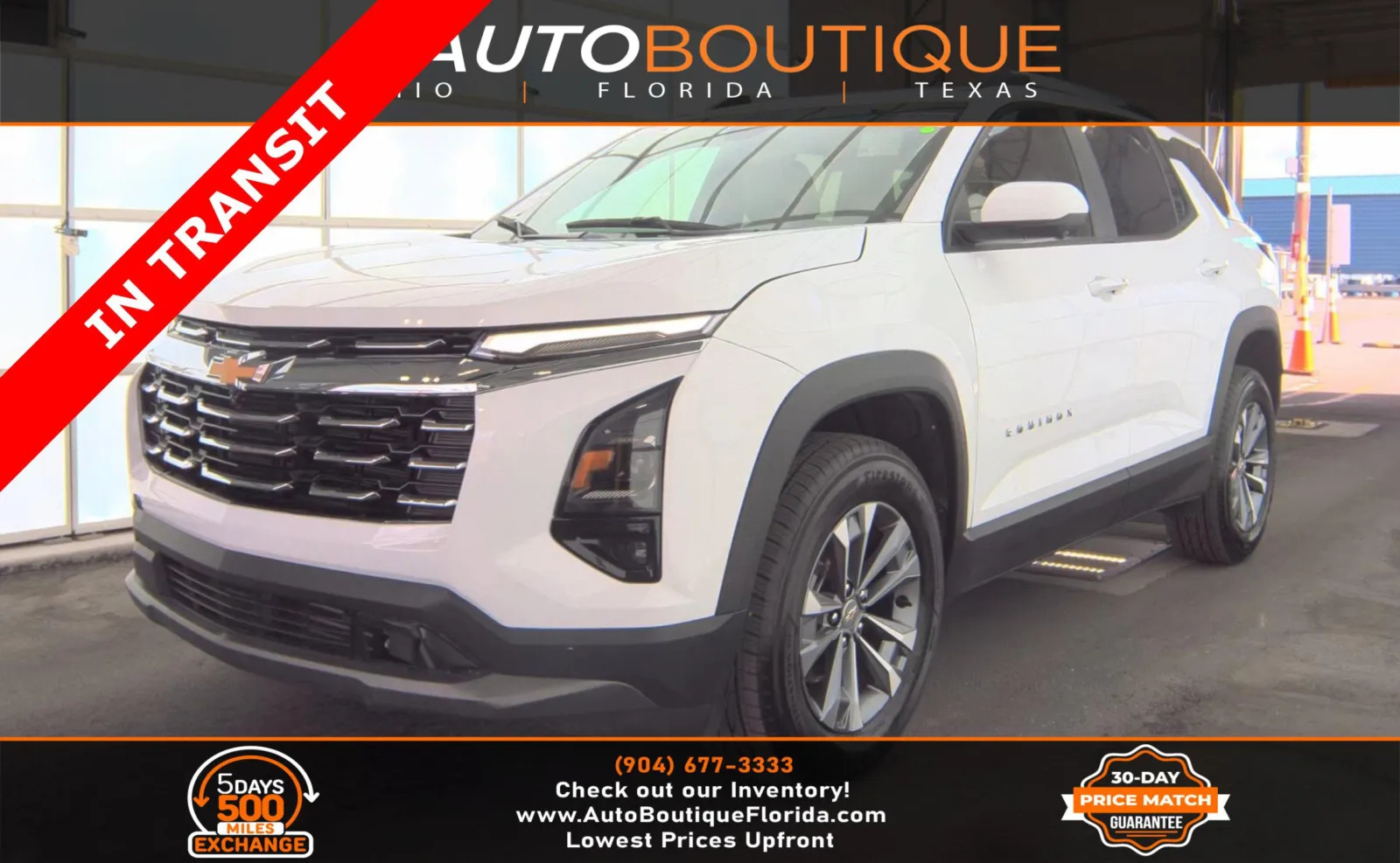 White 2025 Chevrolet Equinox FWD LT for sale in Jacksonville, FL