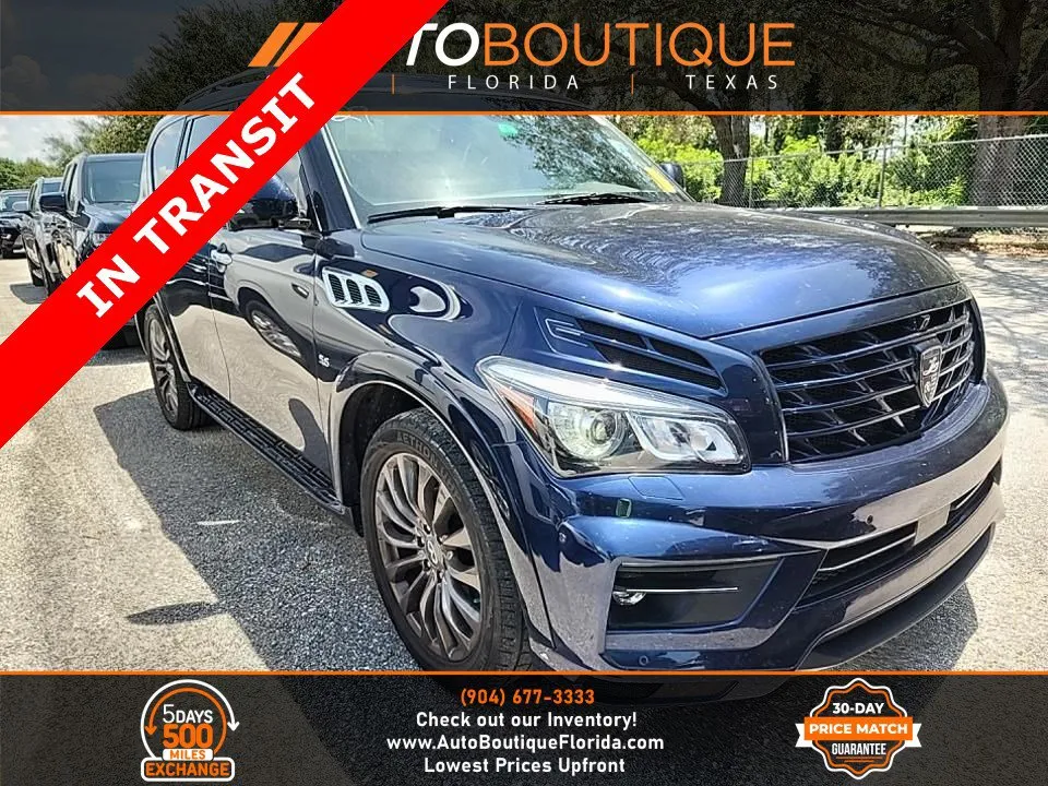 Blue 2017 INFINITI QX80 for sale in Jacksonville, FL
