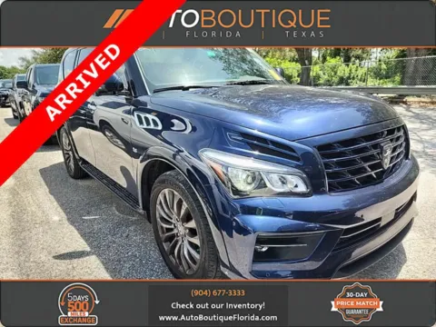 Blue 2017 INFINITI QX80 for sale in Jacksonville, FL