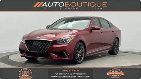 Red 2020 Genesis G80 3.8L for sale in Jacksonville, FL