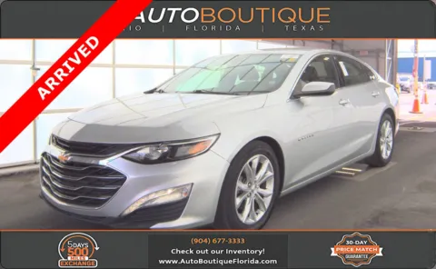 Silver 2021 Chevrolet Malibu LT for sale in Jacksonville, FL