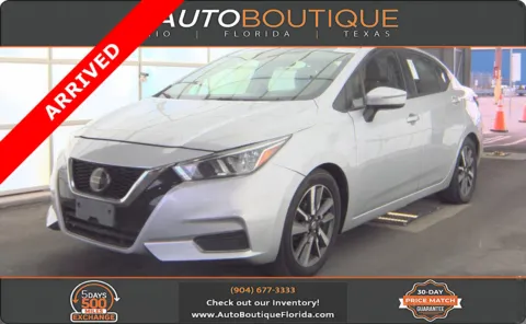 Silver 2021 Nissan Versa SV for sale in Jacksonville, FL