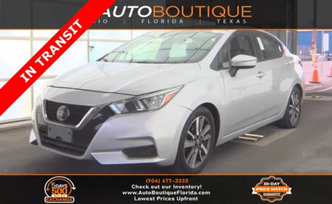 Silver 2021 Nissan Versa SV for sale in Jacksonville, FL