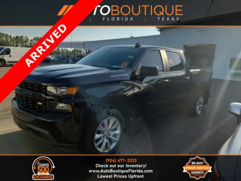 Black 2020 Chevrolet Silverado 1500 Custom for sale in Jacksonville, FL