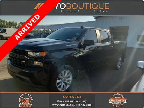 Black 2020 Chevrolet Silverado 1500 Custom for sale in Jacksonville, FL