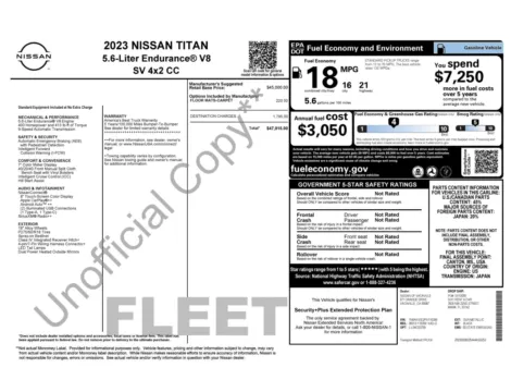 Photos of 2023 Nissan Titan SV for sale in Jacksonville, FL at Auto Boutique Florida