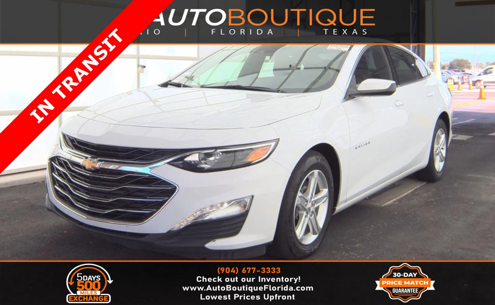 White 2023 Chevrolet Malibu LT for sale in Jacksonville, FL