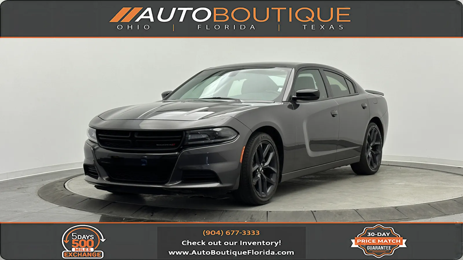 Gray 2021 Dodge Charger SXT for sale in Jacksonville, FL