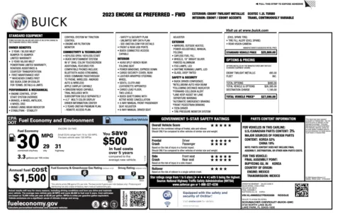 More photos of 2023 Buick Encore GX Preferred at Auto Boutique Florida, FL