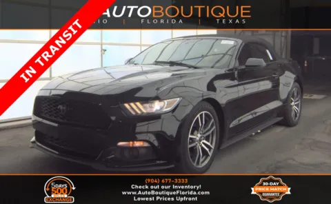 Black 2016 Ford Mustang EcoBoost Premium for sale in Jacksonville, FL