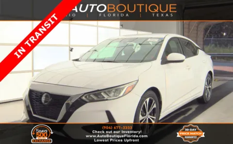 White 2021 Nissan Sentra SV for sale in Jacksonville, FL