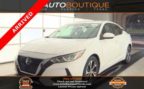 White 2021 Nissan Sentra SV for sale in Jacksonville, FL